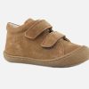 Boys Naturino | Naturino - Cocoon Scratch Noisette Velcro Shoes On Labotte