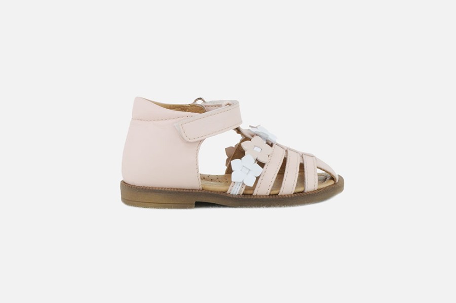 Girls Romagnoli | Romagnoli - Adoree Rosa Sandals On Labotte