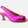Women Pedro Miralles | Pedro Miralles - Festival Metal Fuxia Sandals On Labotte