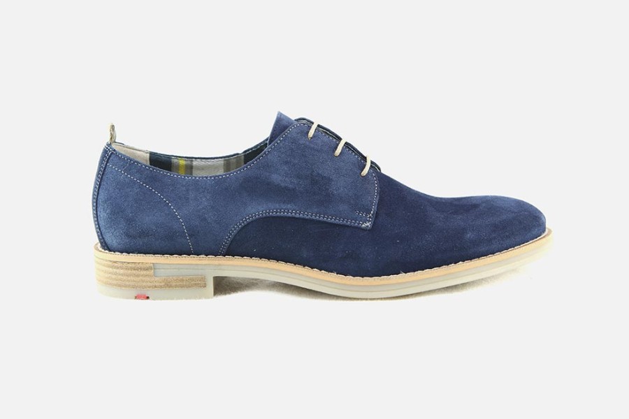 Men LLOYD | Lloyd - Dallas Bleu Jeans Derbies On Labotte