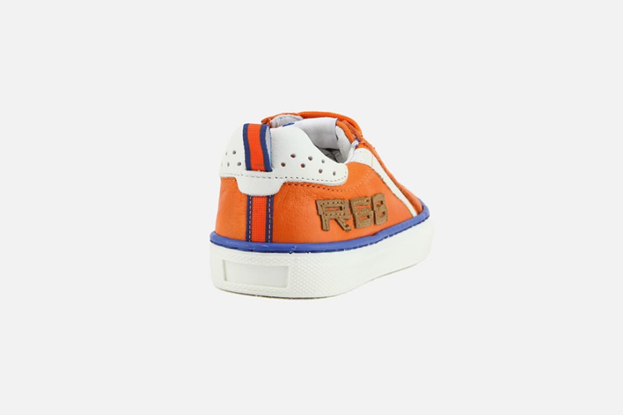 Boys Romagnoli | Romagnoli - Link Orange Lace-Up Shoes On Labotte