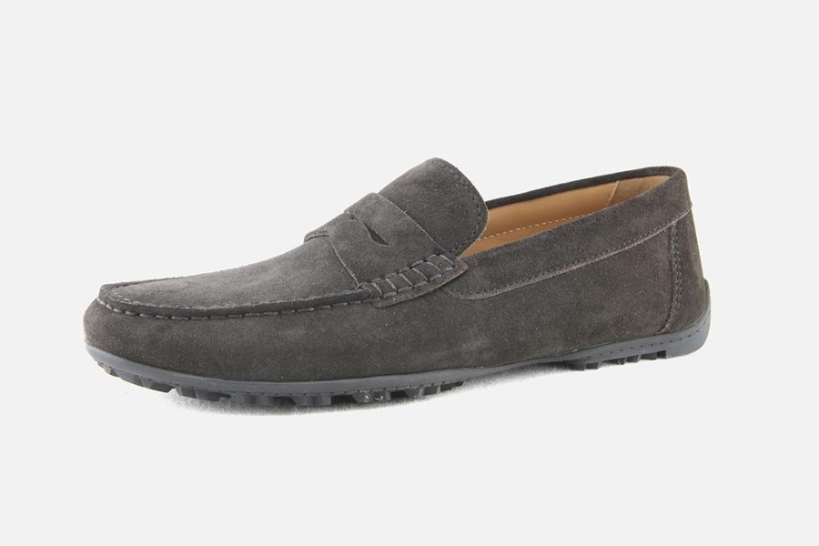 Men Geox | Geox - Kosmopolis Dark Brown Man Loafers On Labotte