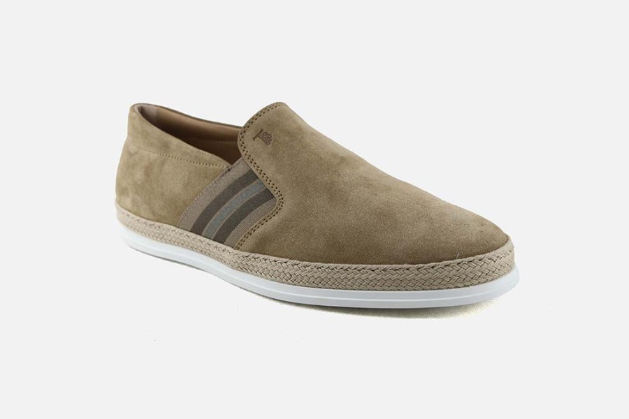 Men Tod's | Tod'S - Pantofola Slip On Strap Dune Loafers On Labotte