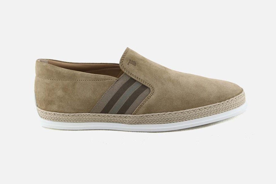 Men Tod's | Tod'S - Pantofola Slip On Strap Dune Loafers On Labotte