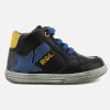 Boys Romagnoli | Romagnoli - Alexander Noir Bleu Lace-Up Boots On Labotte