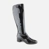 Women Le Gazzelle | Le Gazzelle - Bobino Lack Black Boots On Labotte