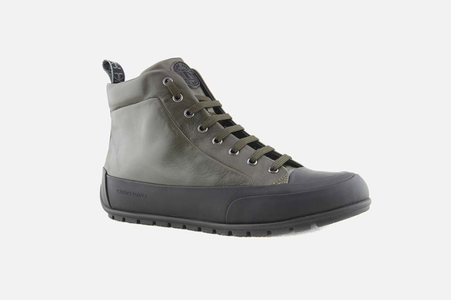 Men Candice Cooper | Candice Cooper - Plus Space Gummed Black Army Lace-Up Boots On Labotte