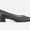 Women Jil Rocco | Jil Rocco - Dinard Gris Noir Pumps On Labotte