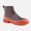Women Camper | Camper - Pix Chelsea Brown Red Sole Ankle Boots On Labotte