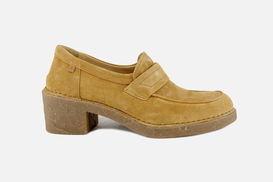 Women El Naturalista | El Naturalista - Ticino Moc Toffee Loafers On Labotte