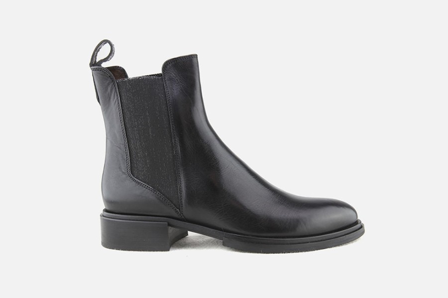 Women Muratti | Muratti - Roncenay Lisse Noir Ankle Boots On Labotte