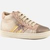 Girls Romagnoli | Romagnoli - Arabella Blush Glitter Lace-Up Boots On Labotte