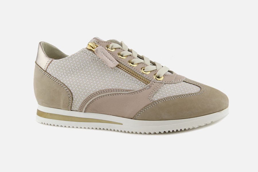 Women DLSport | Dlsport - Dieppe Beige Sneakers On Labotte