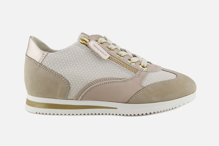 Women DLSport | Dlsport - Dieppe Beige Sneakers On Labotte