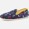 Women Semelflex | Semelflex - Kisskiss Fleur Bleu Low Slippers On Labotte