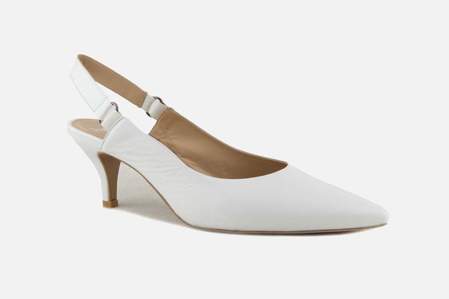 Women Perlato | Perlato - Perico Blanc Pumps On Labotte