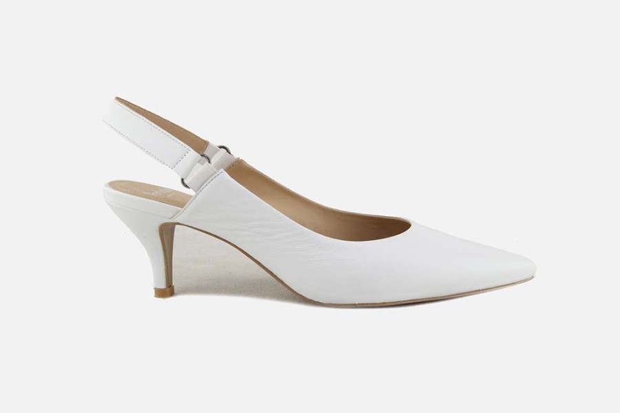 Women Perlato | Perlato - Perico Blanc Pumps On Labotte