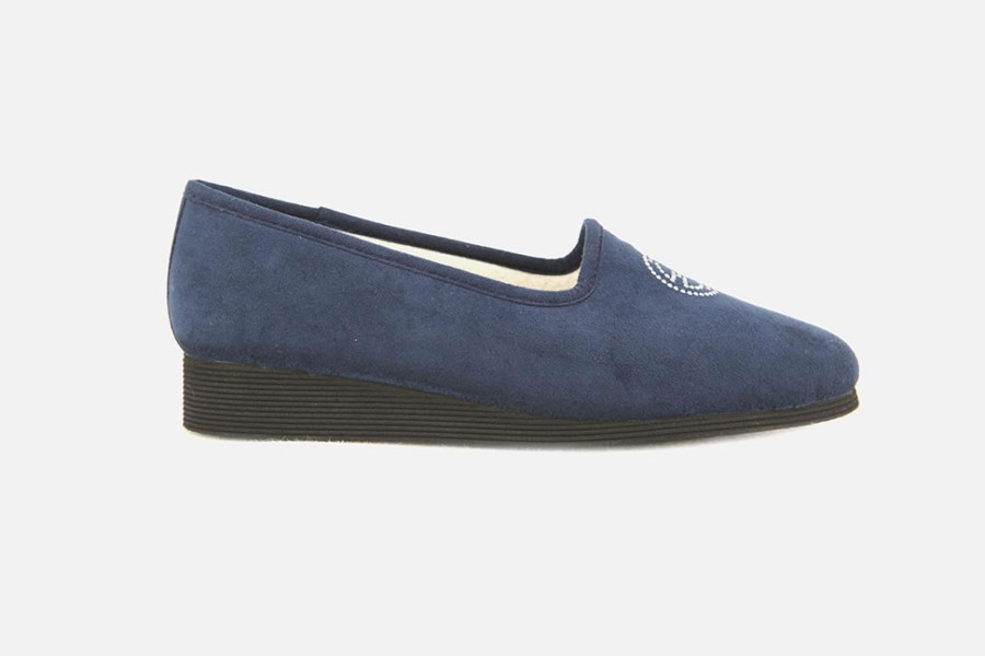 Women Exquise | Exquise - Home Navy Low Slippers On Labotte