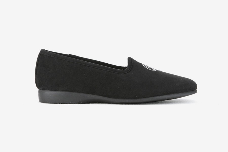Women Exquise | Exquise - Dream Noir Low Slippers On Labotte