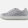 Girls Ninette en Fleur | Ninette En Fleur - Marjorie Silver Lace-Up Shoes On Labotte