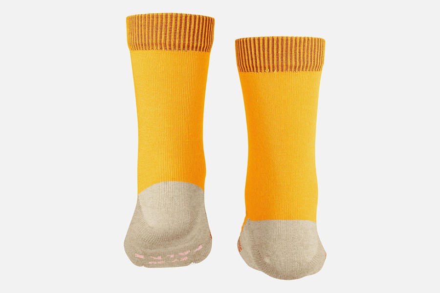 Girls Falke | Falke - Lion Handpuppet Jaune Socks On Labotte