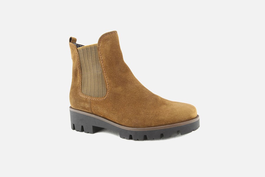 Women Gabor | Gabor - Jingle Cognac Ankle Boots On Labotte