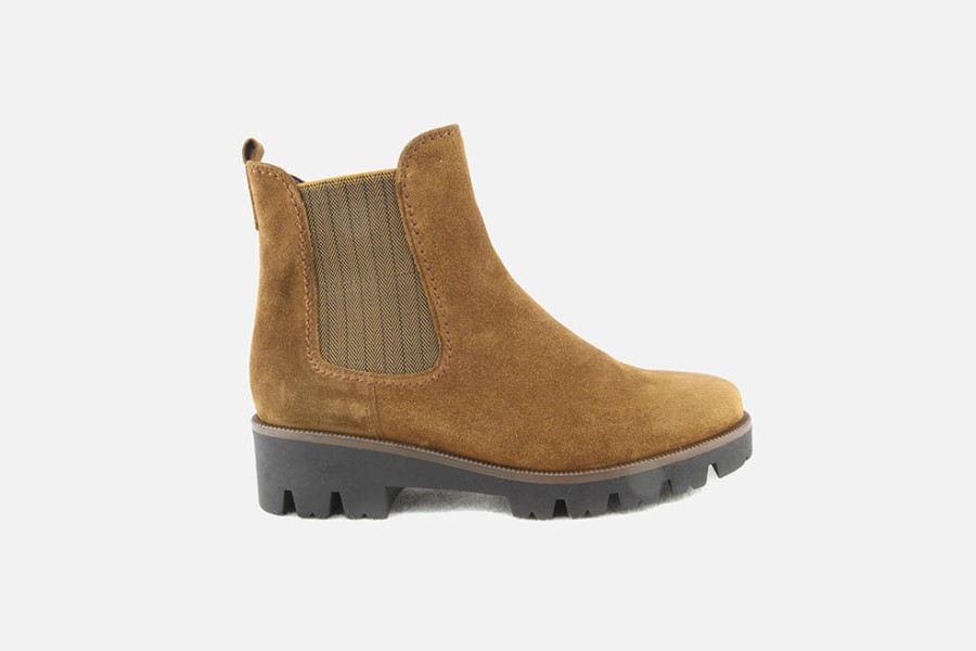 Women Gabor | Gabor - Jingle Cognac Ankle Boots On Labotte