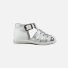 Girls Bellamy | Bellamy - Aurelia White Silver Sandals On Labotte