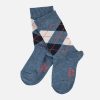 Boys Falke | Falke - Clas Argyle Blue Socks On Labotte
