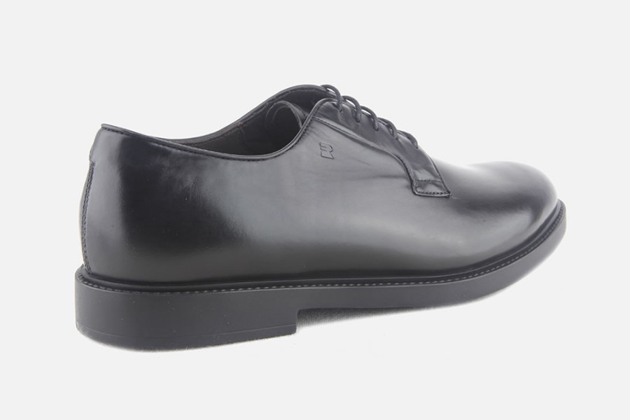 Men Fratelli Rossetti | Fratelli Rossetti - Ravenne Lisse Noir Derbies On Labotte