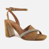Women Bruno Premi | Bruno Premi - Wandana Marron Sandals On Labotte
