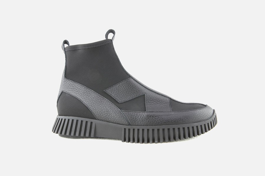 Women Arche | Arche - Haveke Bimat Noir Ankle Boots On Labotte