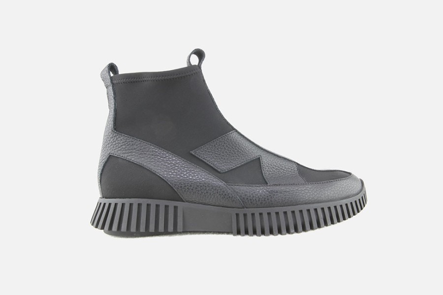 Women Arche | Arche - Haveke Bimat Noir Ankle Boots On Labotte
