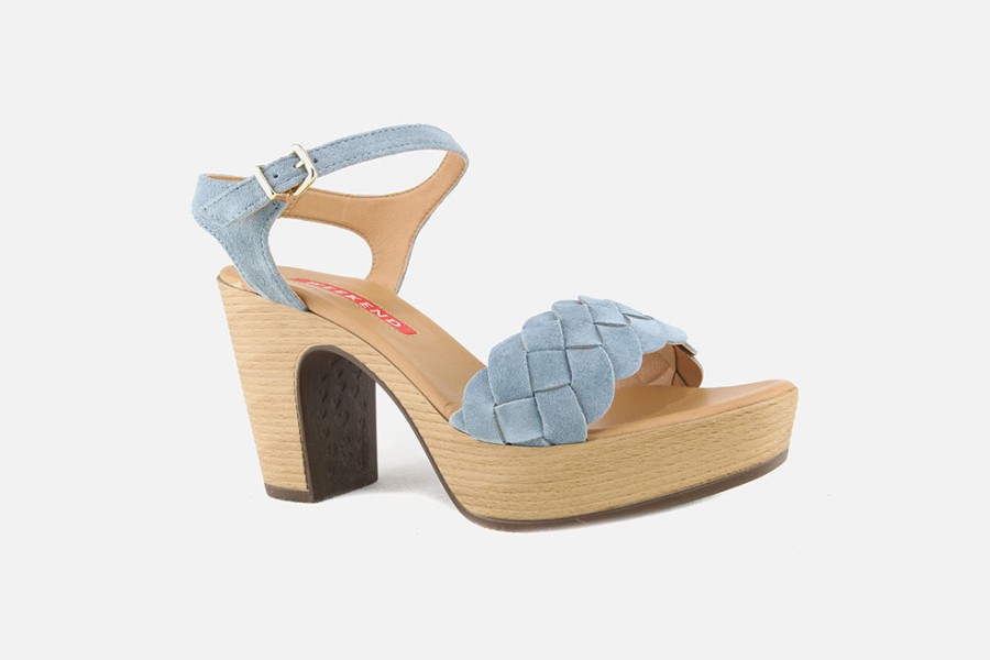 Women Weekend | Weekend - Wynona Sky Blue Sandals On Labotte