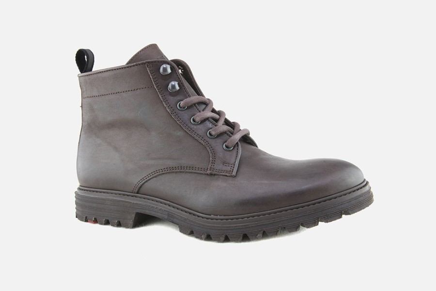 Men LLOYD | Lloyd - Halifax Ebony Lace-Up Boots On Labotte