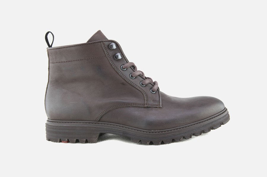Men LLOYD | Lloyd - Halifax Ebony Lace-Up Boots On Labotte