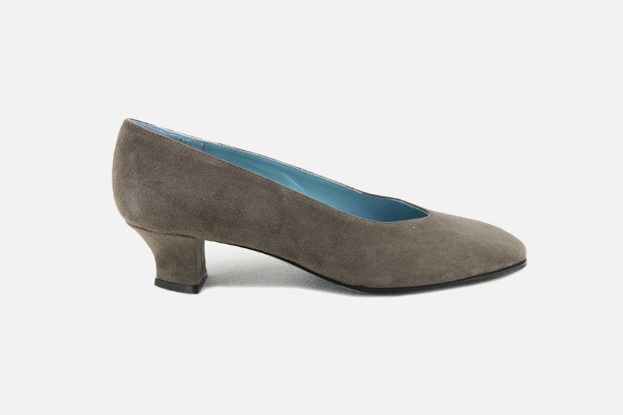 Women Thierry Rabotin | Thierry Rabotin - Santana Daim Taupe Pumps On Labotte