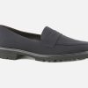 Women Brunate | Brunate - Baladou Satin Noir Loafers On Labotte