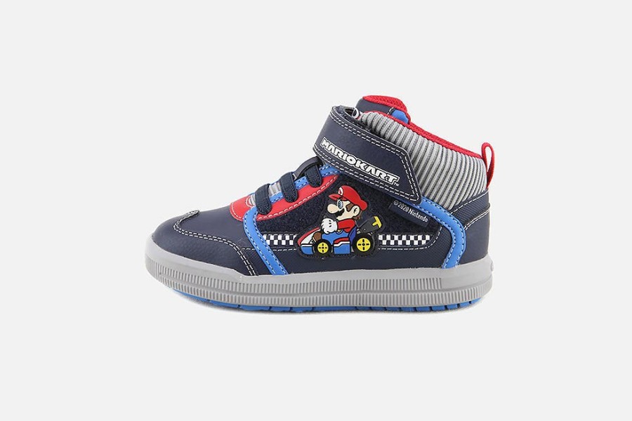 Boys Geox | Geox - Arzach Mario Navy Royal Lace-Up Boots On Labotte