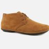 Women Camper | Camper - Right Chukka Camel Lace-Up Boots On Labotte