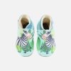 Girls Inch Blue | Inch Blue - Zebre Bleu Layette Shoes On Labotte