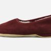 Women Draper | Draper - Excellente Burgundy Low Slippers On Labotte
