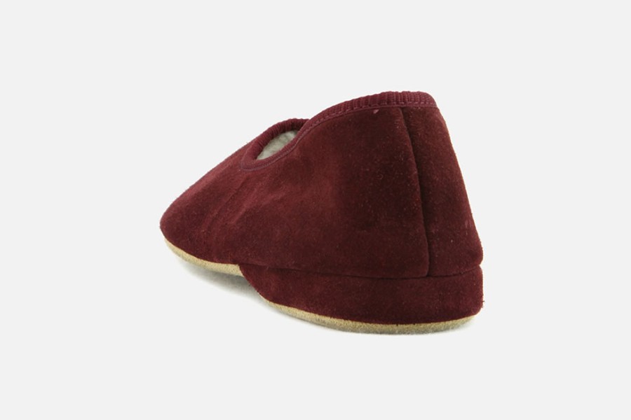 Women Draper | Draper - Excellente Burgundy Low Slippers On Labotte
