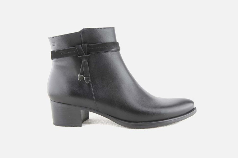 Women Dorking | Dorking - Clarys Noir Ankle Boots On Labotte