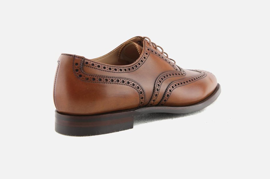 Men Crockett & Jones | Crockett & Jones - Westgate 2 Tan Burnished Oxfords On Labotte