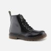Girls Acebos | Acebos - Adele Black Lace-Up Boots On Labotte